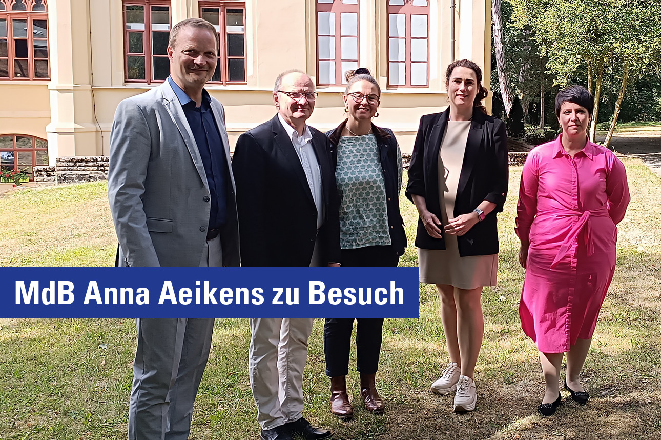 La députée Anna Aeikens (CDU), fraîchement élue au Bundestag, a rendu visite à notre entreprise le 26 août.