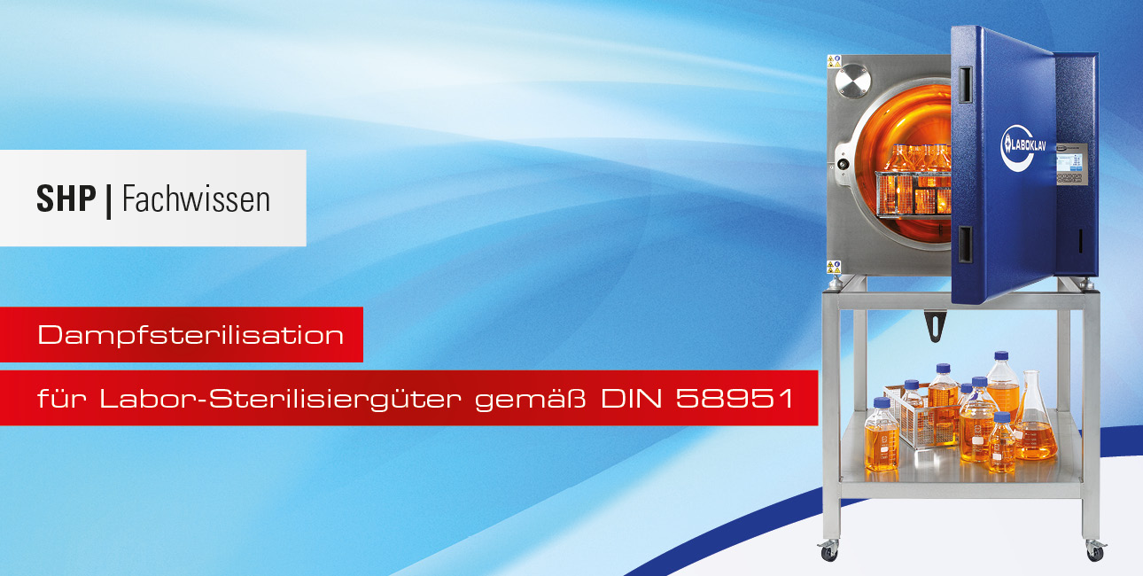 Dampfsterilisatoren für Labor-Sterilisiergüter gemäß DIN 58951